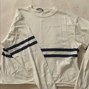Long sleeve with stripes brandy Melville top